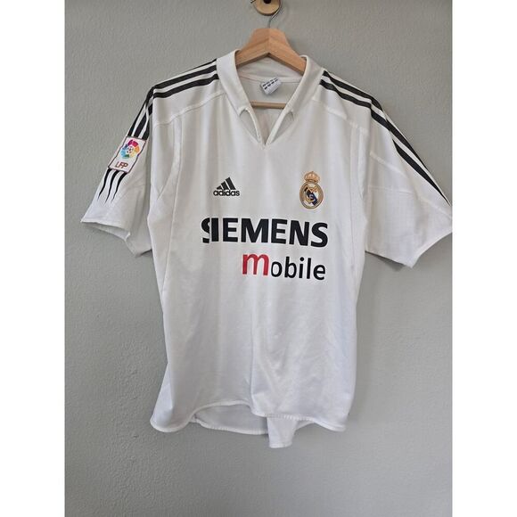 Real Madrid 2004/05 Ronaldo #9 Jersey Adidas Sz S Vintage LFP OG Y2K Streetwear - Picture 1 of 10